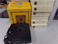 Kodak carosel projector & 6 slide trays
