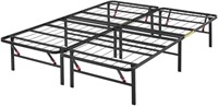 Amazon Basic Foldable Metal Platform Bed Frame, K
