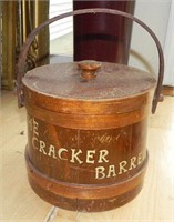 Vintage Cracker Barrel Wooded Ice Bucket