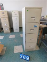 4 DRAWER MEAL FILE CABINET NO KEY 15X18X52