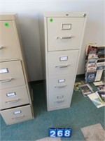 4 DRAWER METAL FILE CABINET NO KEY