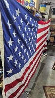 50 Star Cotton Flag USA  9'2" x 4' 8"