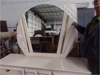 Dresser with mirror