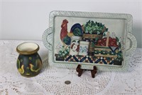 Rooster Tray/ Dish