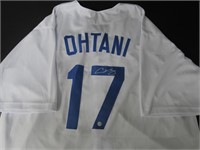 Shohei Ohtani LA signed baseball jersey COA
