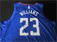 Lou Williams signed basketball jersey COA