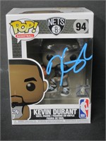 Kevin Durant Nets signed Funko Pop COA