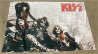 (DD) Kiss band banner  3’x5’ tapestry fabric