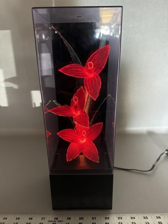 14.5 inch fiber optic flower lamp