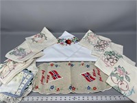 Antique doilies days of the week towels