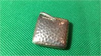 Large 1" x 1" sterling silver pendant signed