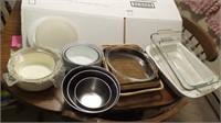 Baking Dishes, Enamel Bowls