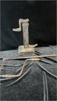 Antique '20s Cast Iron Auto/Truck Jack w/ Handle