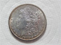 1903 P Morgan Silver Dollar AU Some Toning