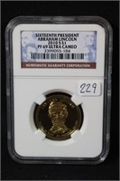 2010 S Abraham Lincoln Presidential Dollar - NGC P