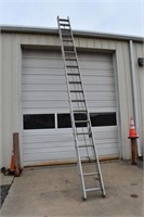 Werner Model D1340-2 40' aluminum extension ladder