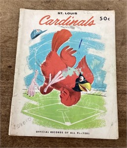 1958 St. Louis Cardinals program