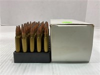 50 ROUNDS OF 5.56 SOFT POINT RELOADED CARTRIDGES