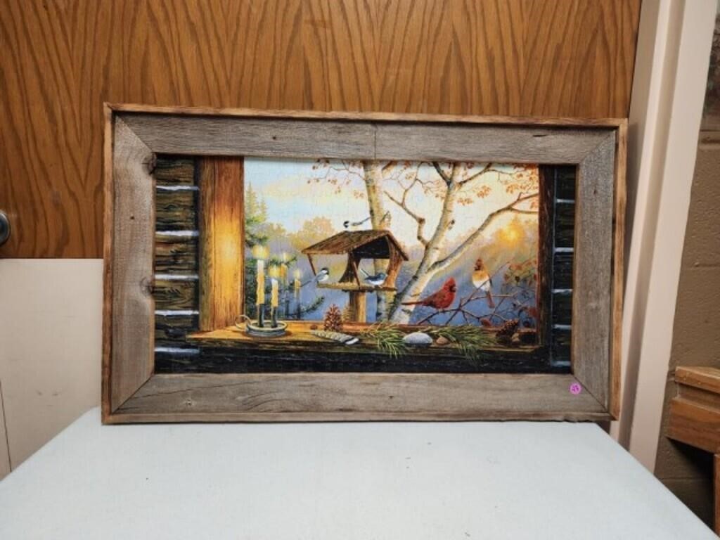 Cardinal Framed Puzzel 35"x21"