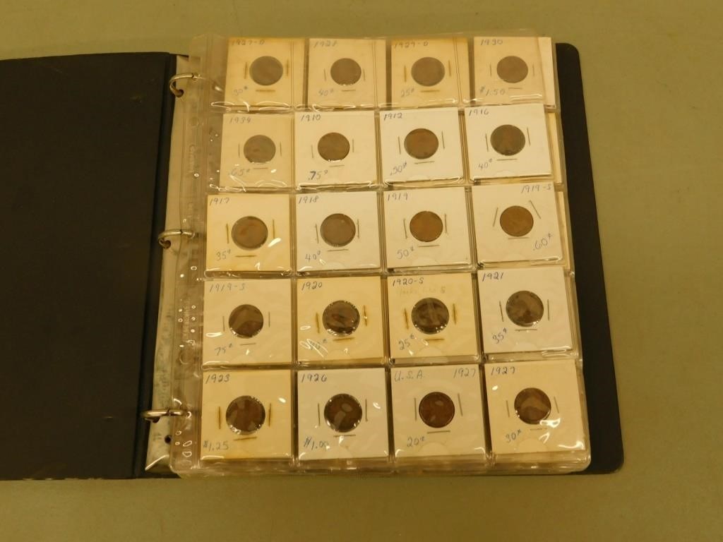 Collectable U.S  pennies various years