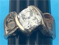 Sz.7 Sterling Silver Ring 6.34 Grams