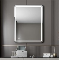 HOROW LED Bathroom Mirror  32x24  Anti Fog