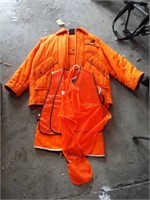 Orange Chiller Killer insulated hunting coat with