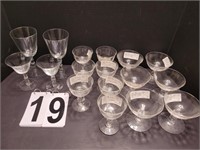 Various Heisey Stemware (Waverly & Athena