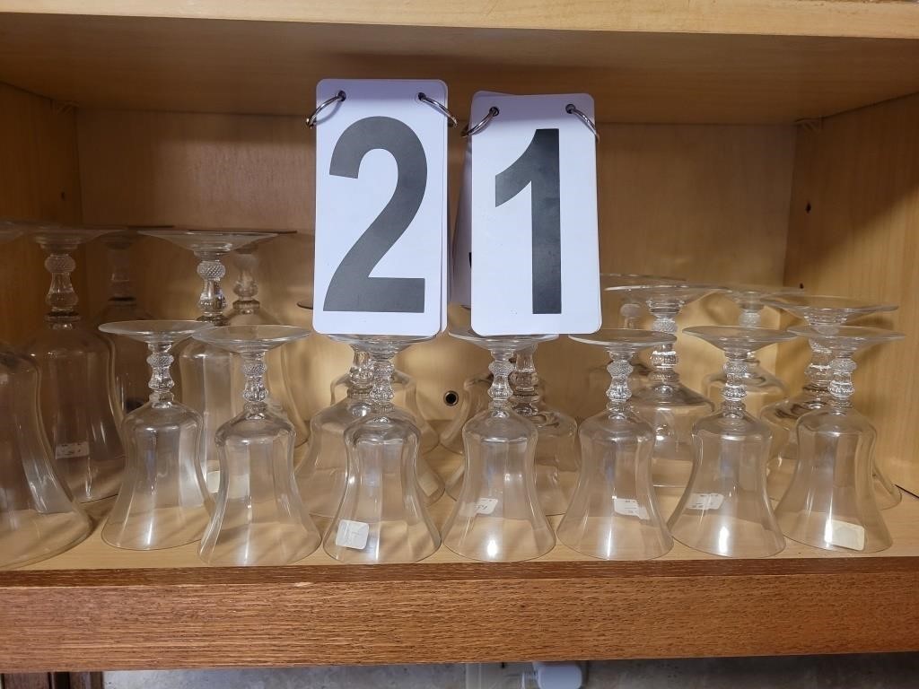 Various Crystal Stemware (20 Pieces)