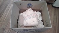 box of dish towels/hand towels