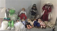 Assorted Porcelain Dolls
