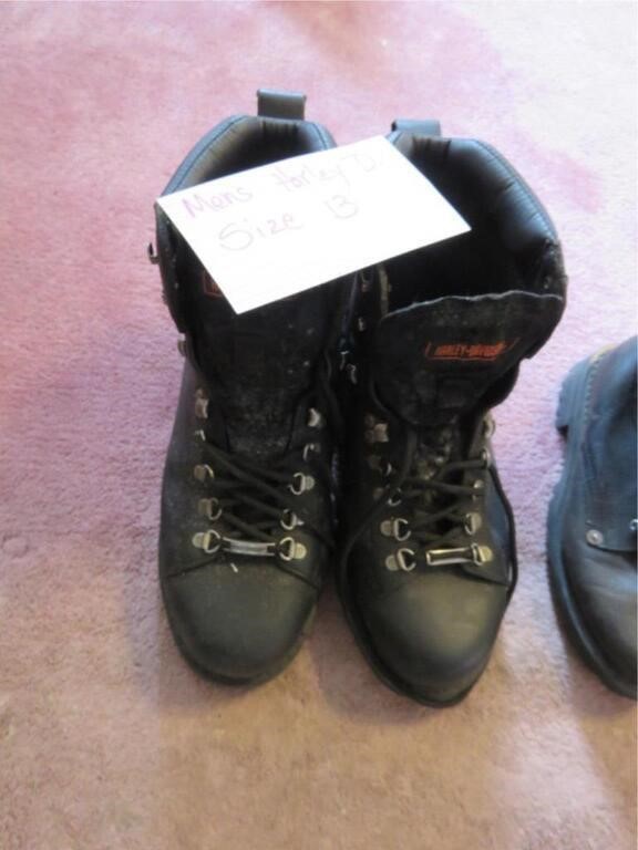 MENS HARLEY DAVIDSON BOOTS - SIZE 13