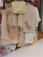 Beautiful Linens: Crocheted, Embroidered, Lace,