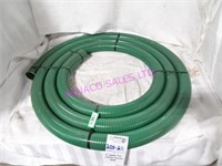 1X, 2" GREEN PVC WATER SUCTION HOSE
