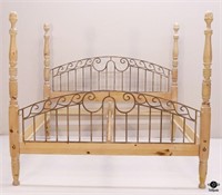 King Size Pine Bed