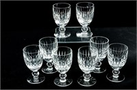 Set Of (8) Waterford Crystal Wine Stemware