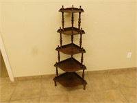 5 Tier wooden plant stand 12X17X54