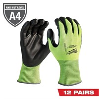 $110  Level 4 Cut Resistant Work Gloves 12-Pack