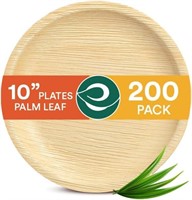 ECO SOUL 100% Compostable 10 Inch Round Palm Leaf
