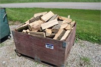 3½' X 3½' TOTE OF HARDWOOD FIREWOOD