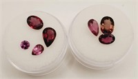 (KC) Garnet Gemstones - Round, Oval and Pear Cut
