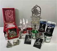 Silverplate Ornaments;Tea Light Holders;Ornaments;