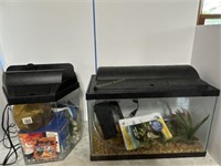 2 Aquariums. One 10 gal, one 5 gal complete with