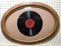 Oval Framed 78 RPM of "Poor Butterfly"