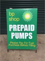 BP Shop Double Sided Folding Sign