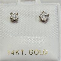 $1200 14K  Diamond(0.35ct) Earrings