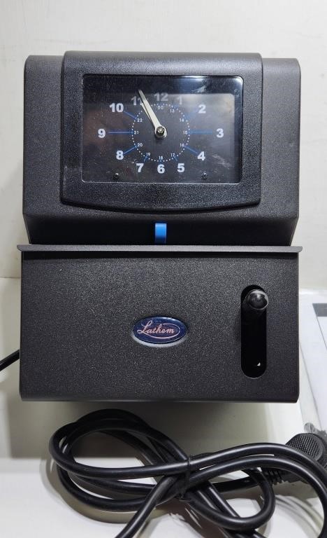 Lathem Mechanical Time Clock/Recorder