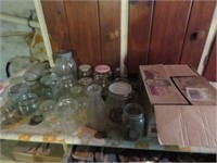 TOTE OF CANNING JARS