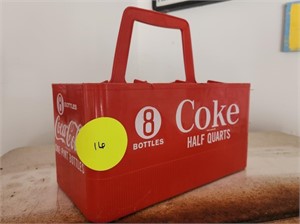Coke Half Qt, 8 Bottle, Plastic Bottle Carrier