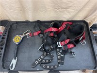 * Safety Harness W/ 11’ Retractable Lifeline